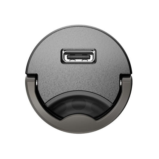 Cargador de coche Baseus Star Mini, 30W, 5A, 1 x USB-C, Gris VCHX-B0G