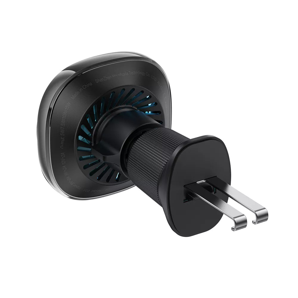 Cargador de Coche Inalámbrico Acefast D31, 15W, 1.67A, Negro