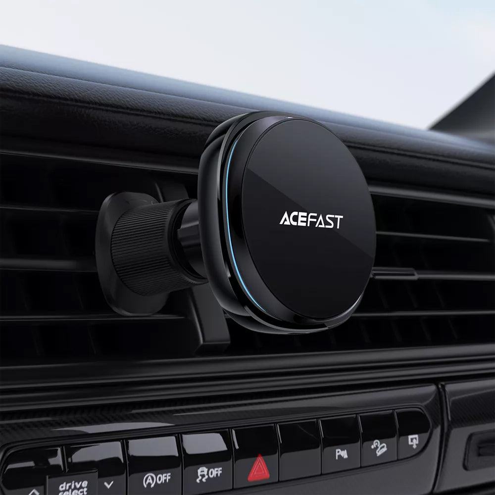 Cargador de Coche Inalámbrico Acefast D31, 15W, 1.67A, Negro