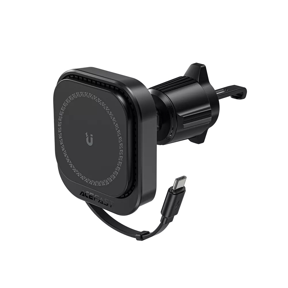 Cargador de Coche Inalámbrico Acefast D32, 15W, 1.67A, Negro