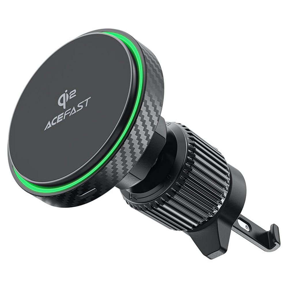 Cargador de Coche Inalámbrico Acefast D33, 15W, 1.67A, Negro