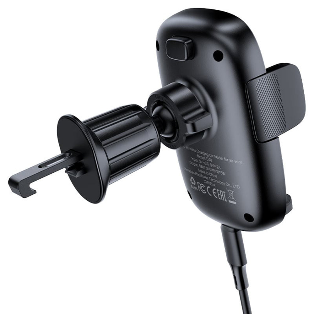 Cargador de Coche Inalámbrico Acefast D48, 15W, 1.67A, Negro