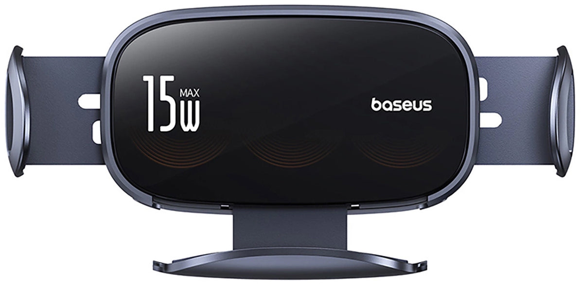 Cargador de Coche Inalámbrico Baseus LightChaser, 15W, 1.67A, Negro C40355901111-00