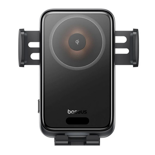 Cargador de coche inalámbrico Baseus Wisdom Pro Vent, 15W, 1.67A, Negro, Reacondicionado C40381501123-00