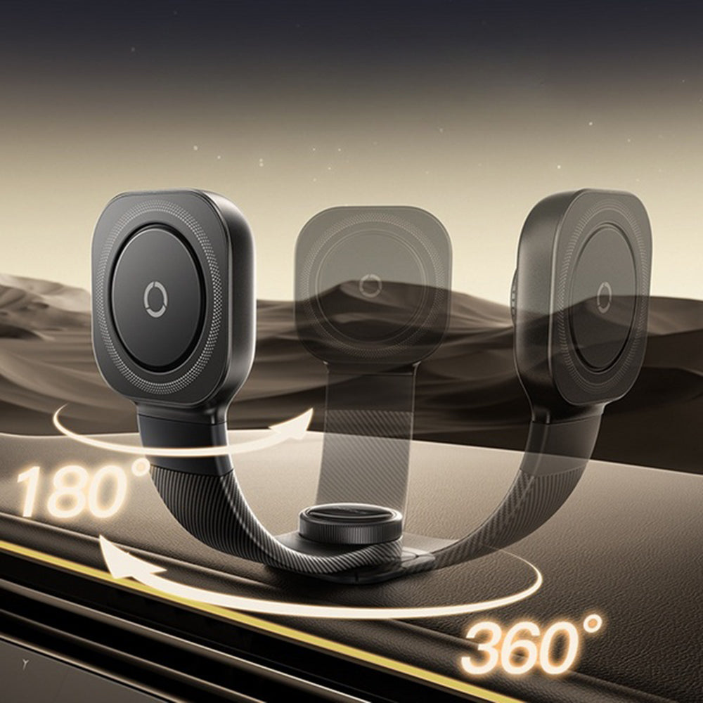 Cargador de Coche Inalámbrico Baseus PrimeTrip C03 Pro, 15W, 1.67A, Negro C0013701