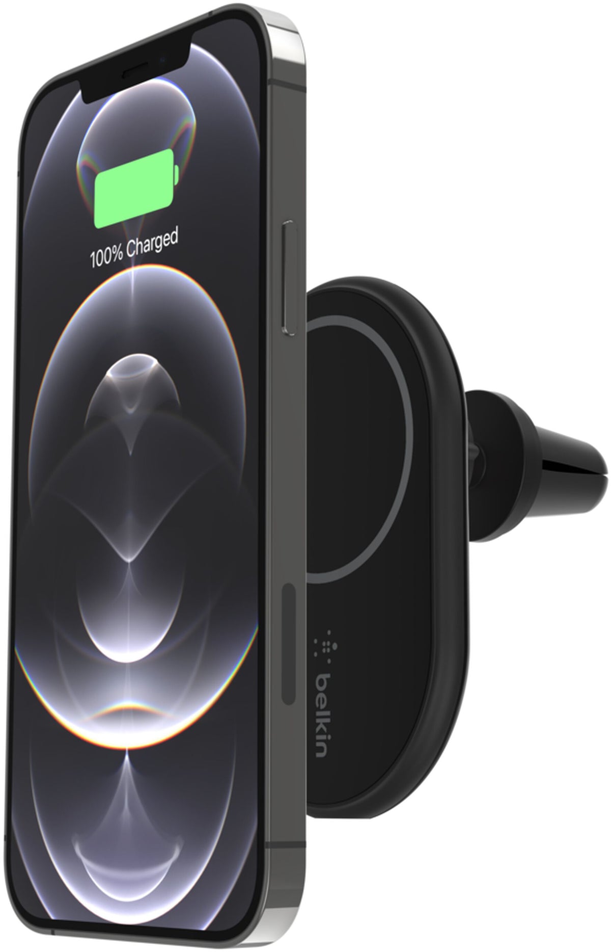 Cargador de coche inalámbrico Belkin BoostCharge, 10W, 1.1A, Negro WIC004btBK