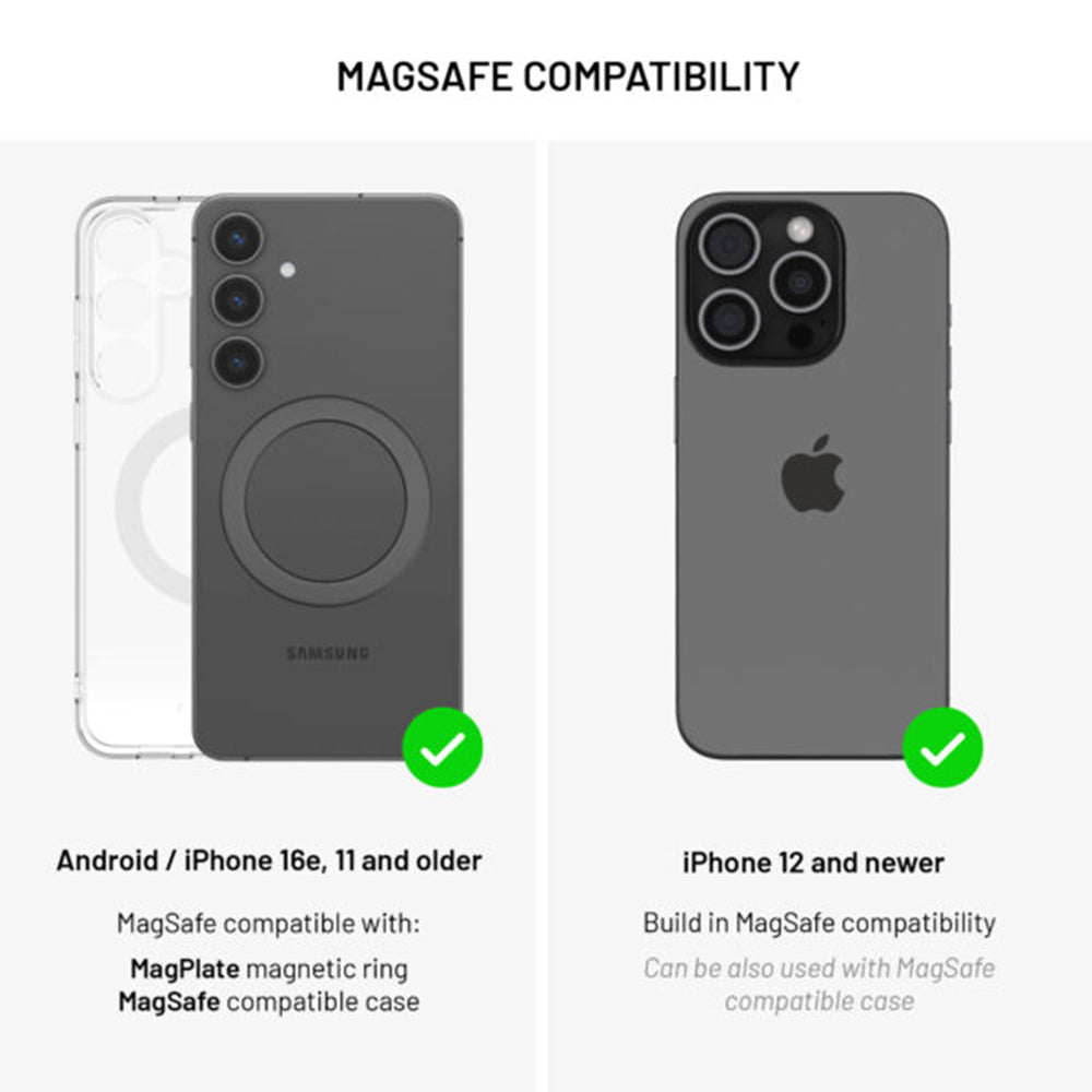 Cargador de Coche Inalámbrico Fixed MagRound 2 XL, 15W, 1.67A, Negro