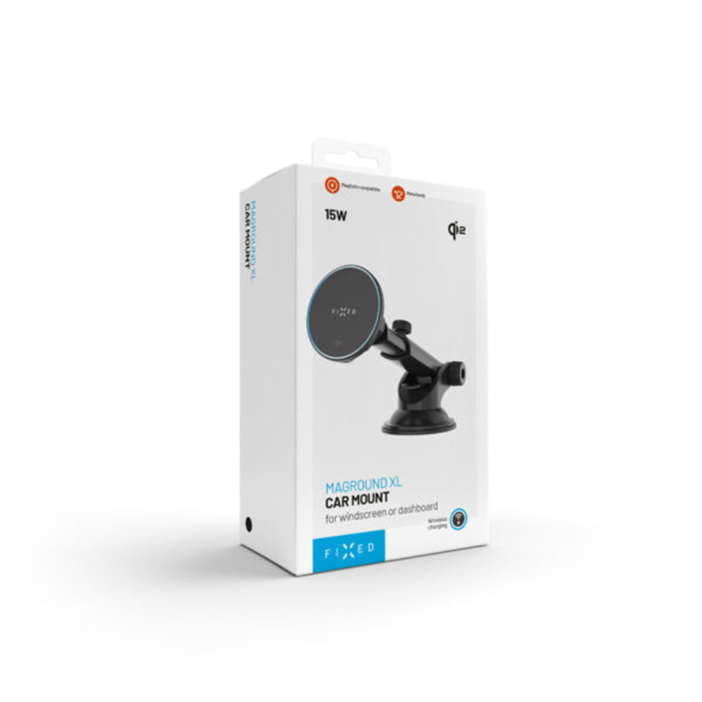 Cargador de Coche Inalámbrico Fixed MagRound 2 XL, 15W, 1.67A, Negro