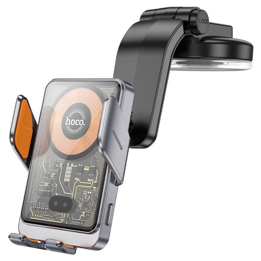 Cargador de Coche Inalámbrico HOCO HW8, 15W, 1.67A, Negro
