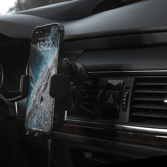 Proove Triple Clamp Wireless Car Charger, 15W, 1.67A, Black WHTC15010001