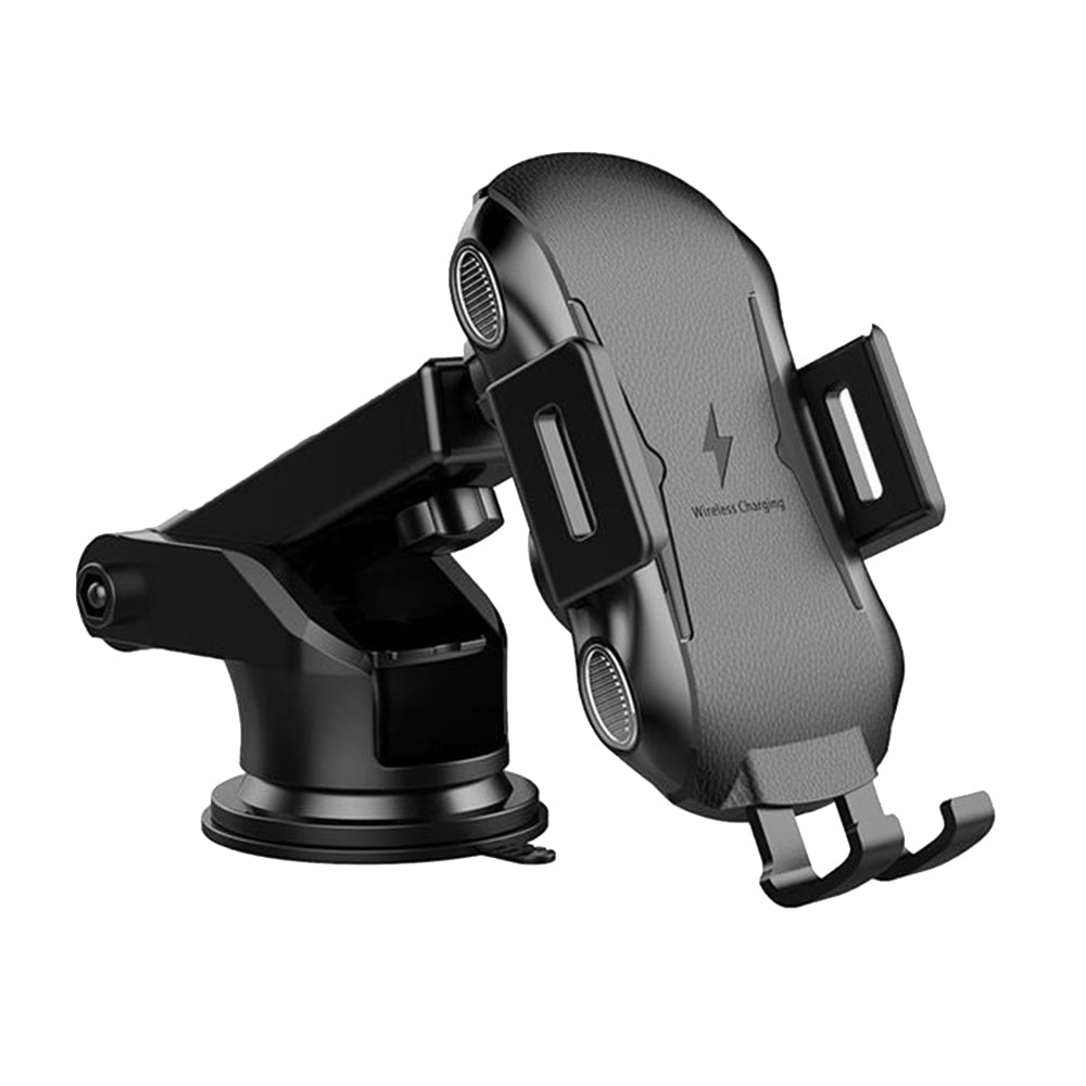 Cargador de Coche Inalámbrico Techsuit CAPD032 Premium, 10W, 1.1A, Negro