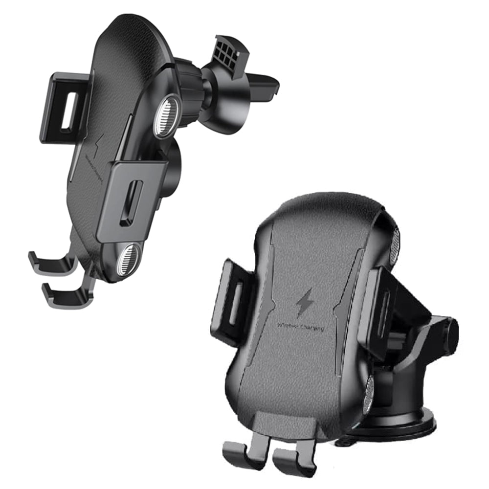 Cargador de Coche Inalámbrico Techsuit CAPD032 Premium, 10W, 1.1A, Negro