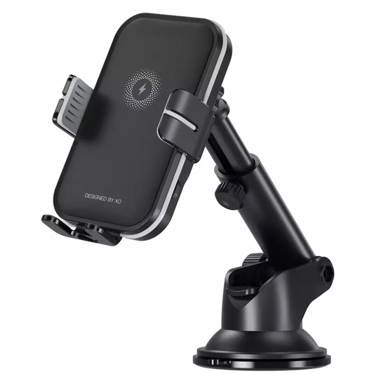 Cargador de Coche Inalámbrico XO Design WX027, 15W, 1.67A, Negro