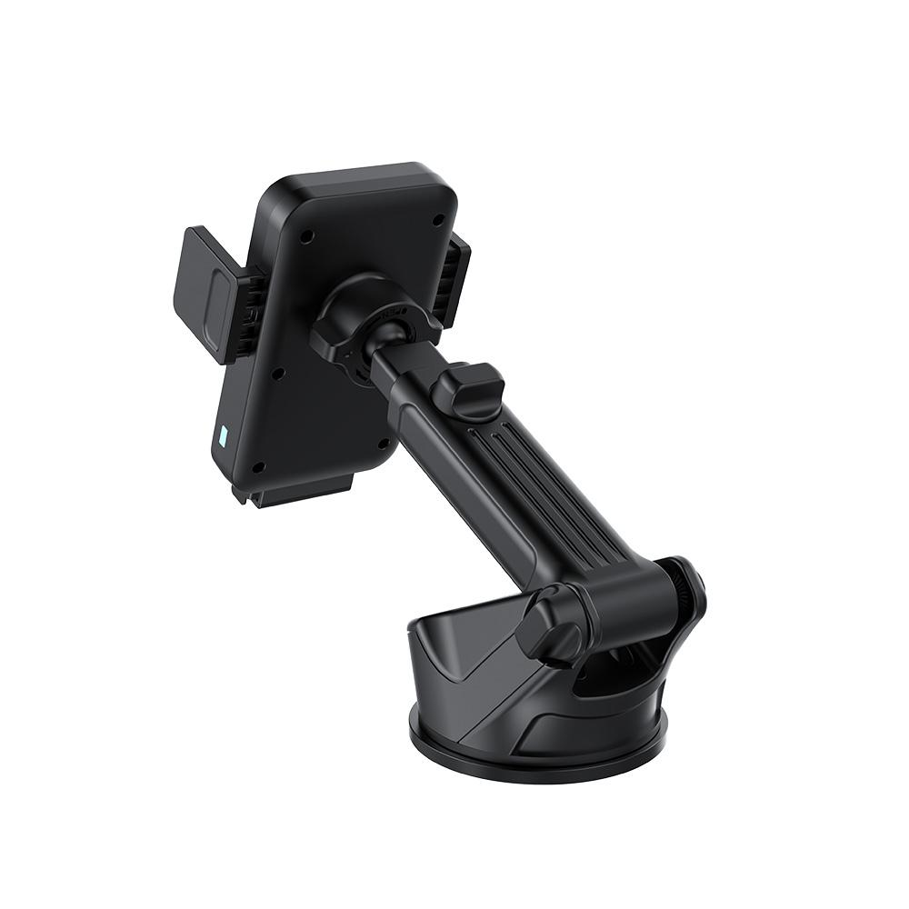 Cargador de Coche Inalámbrico XO Design WX043, 15W, 1.67A, Negro