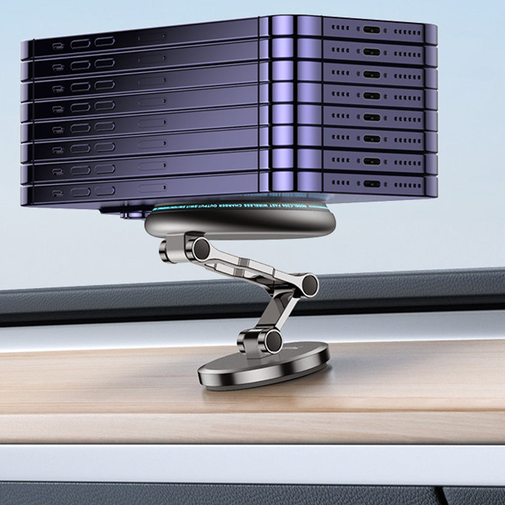 Cargador de Coche Inalámbrico Yesido C306, 15W, 1.67A, Negro