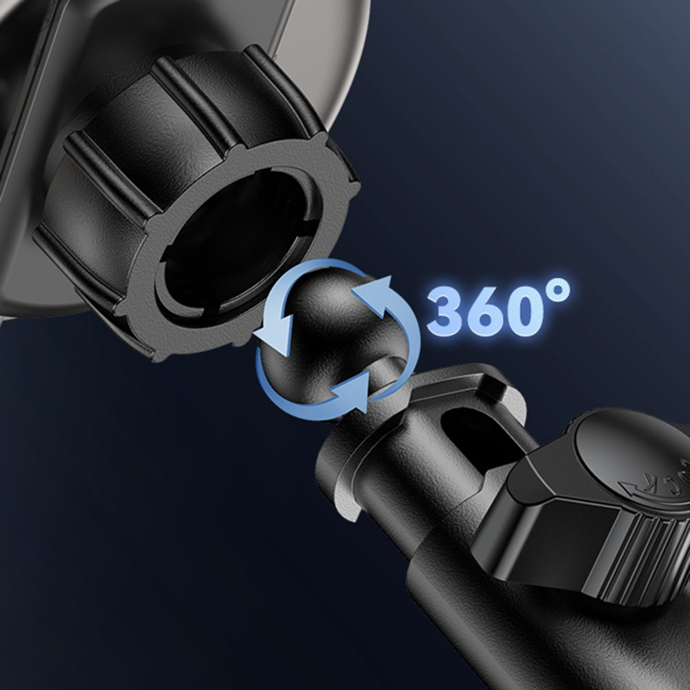 Cargador de Coche Inalámbrico Yesido DS30, 15W, 1.67A, Negro