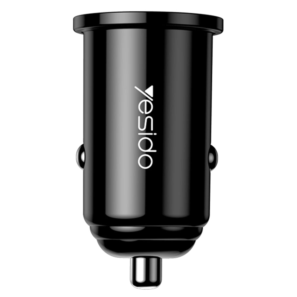 Cargador de coche Yesido Y38, 18W, 3A, 1 x USB-A, Negro