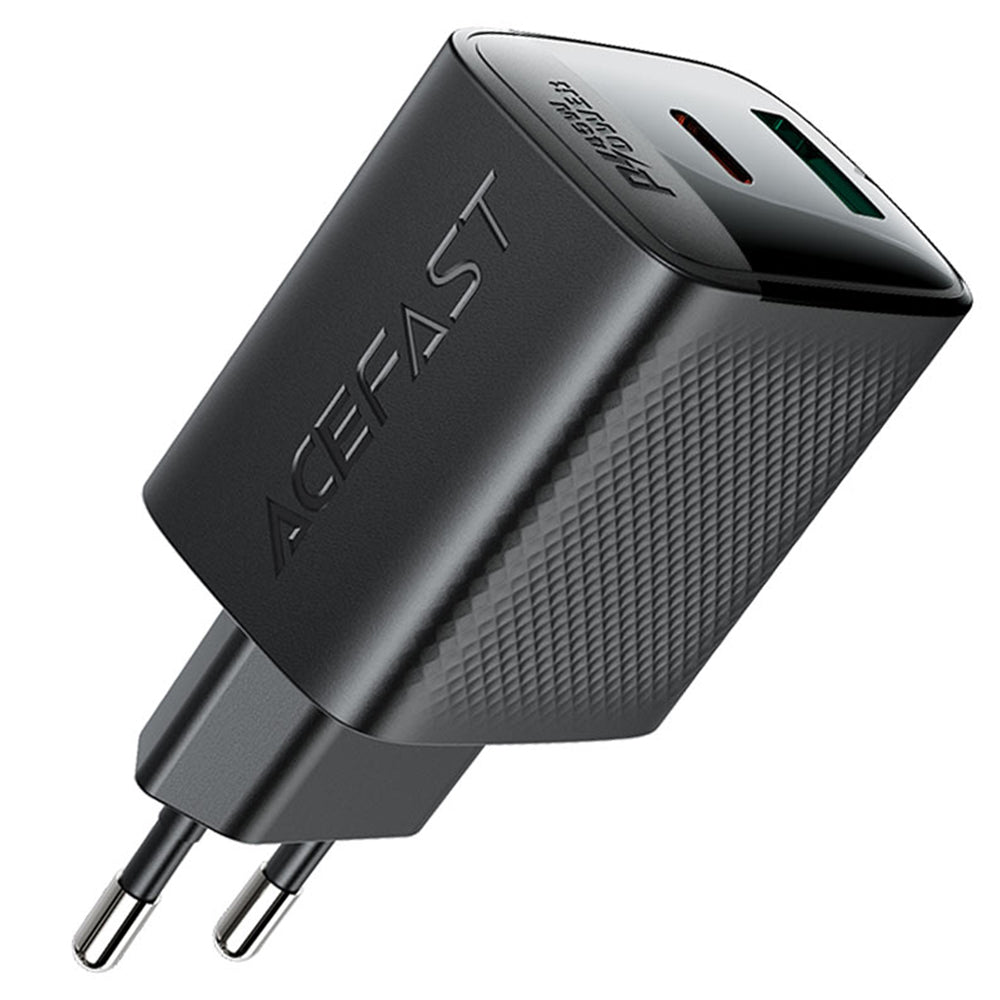 Cargador de Red Acefast A106, 45W, 3A, 1 x USB-A - 1 x USB-C, Negro