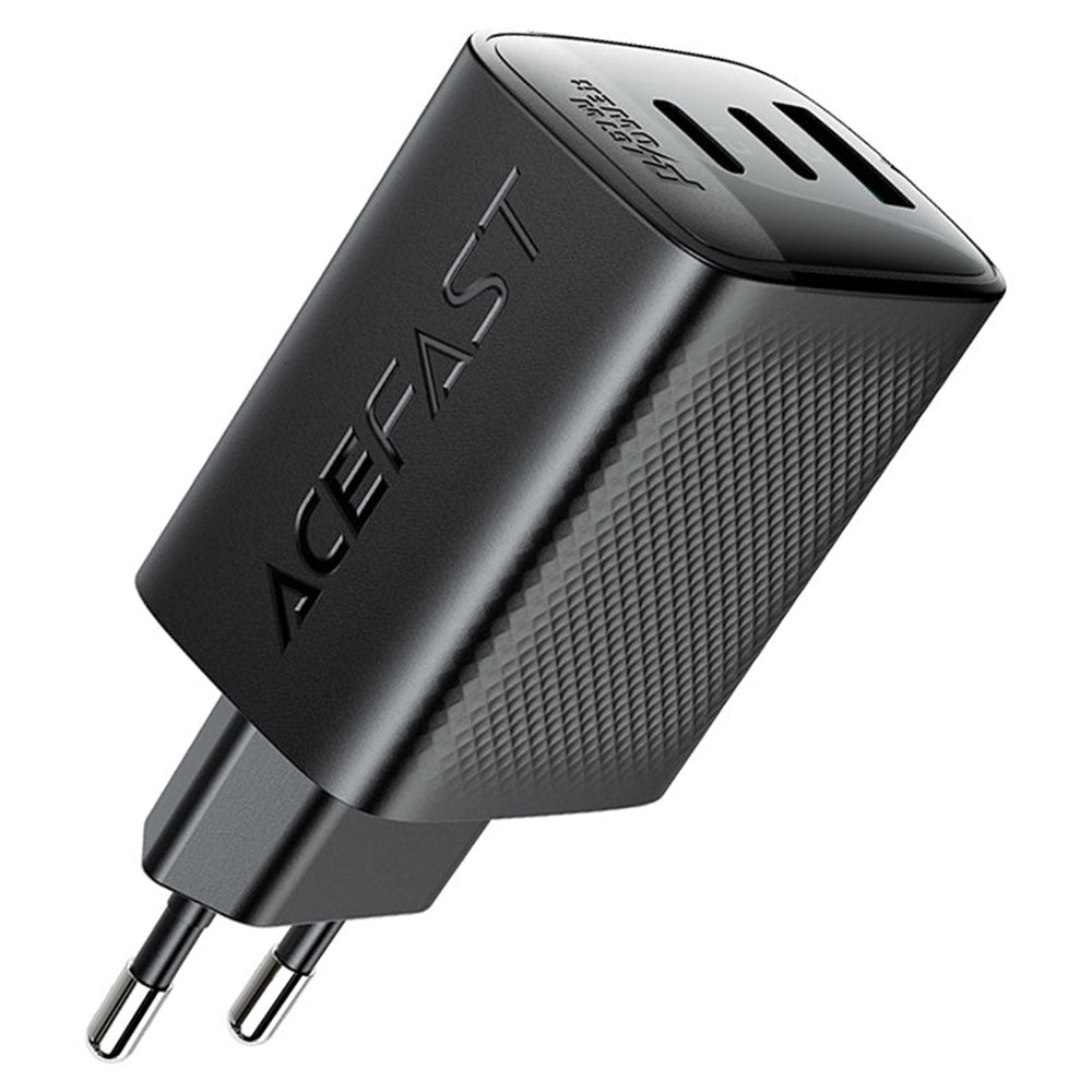 Cargador de Red Acefast A108, 67W, 3A, 1 x USB-A - 2 x USB-C, Negro