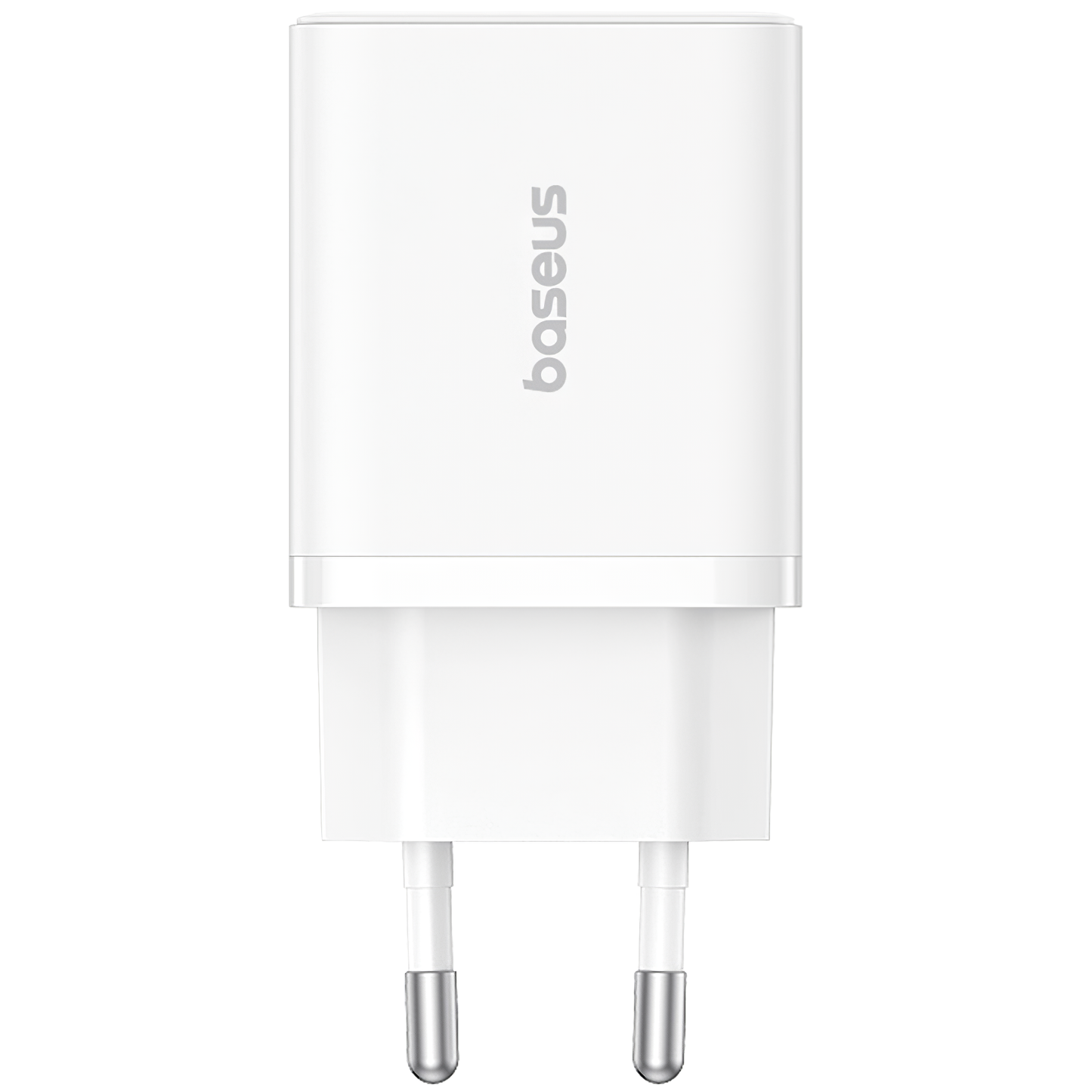 Cargador de red Baseus Cube, 20W, 3A, 1 x USB-A - 1 x USB-C, Blanco P1011140321313-00