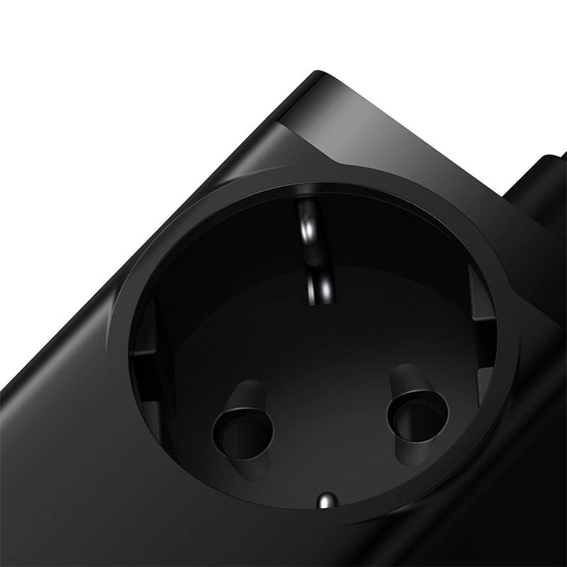 Regleta Baseus GaN3 Pro, 1 x Schuko, Negra PSZM000901