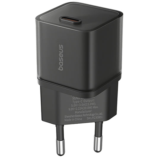 Cargador de red GaN5S de Baseus GaN5S, 30 W, 3 A, 1 x USB-C, negro P10162504113-00