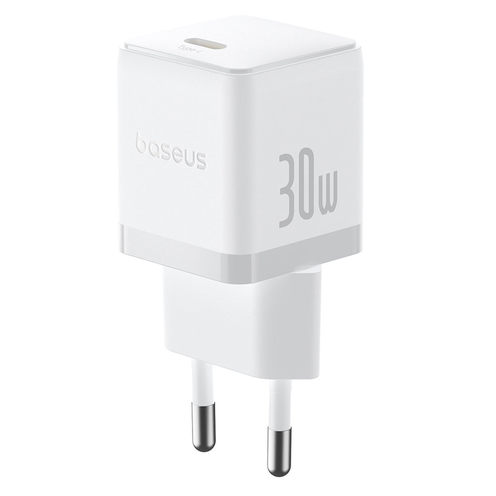 Cargador de Red Baseus Palm, 30W, 3A, 1 x USB-C, Blanco P10111605213-00