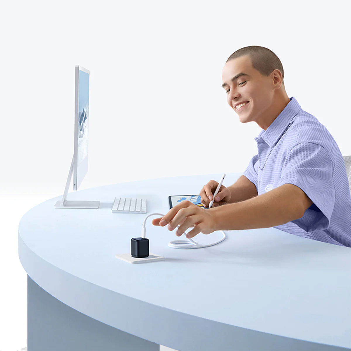 Cargador de Red Baseus PicoGo, 45W, 3A, 1 x USB-C, Negro P10176800123-00