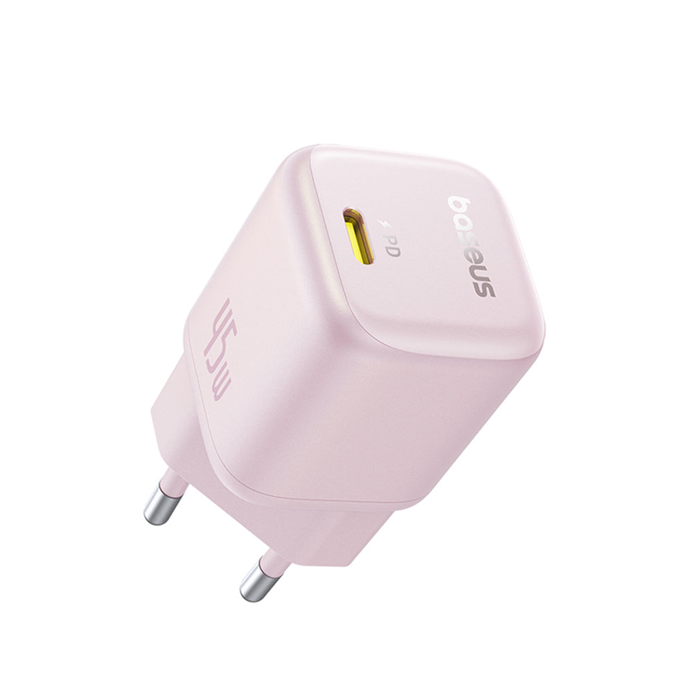 Cargador de Red Baseus PicoGo, 45W, 3A, 1 x USB-C, Rosa P10176800413-00