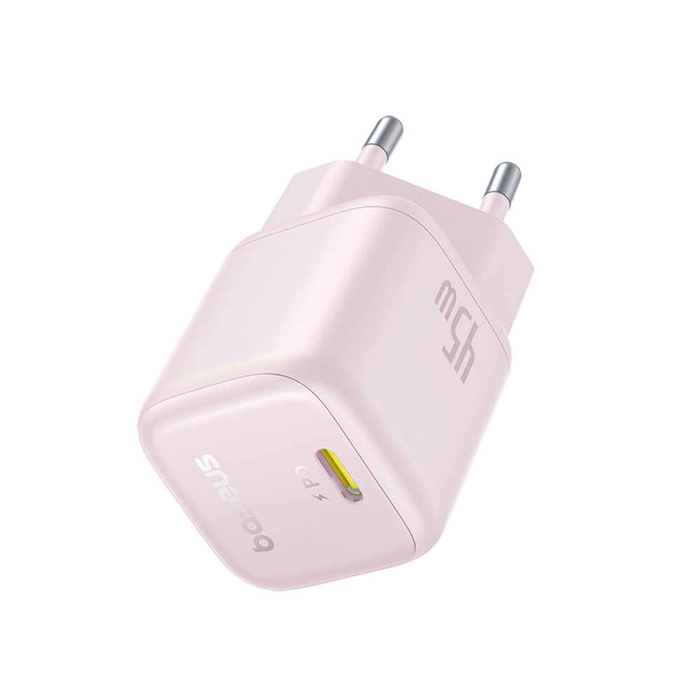 Cargador de Red Baseus PicoGo, 45W, 3A, 1 x USB-C, Rosa P10176800413-00