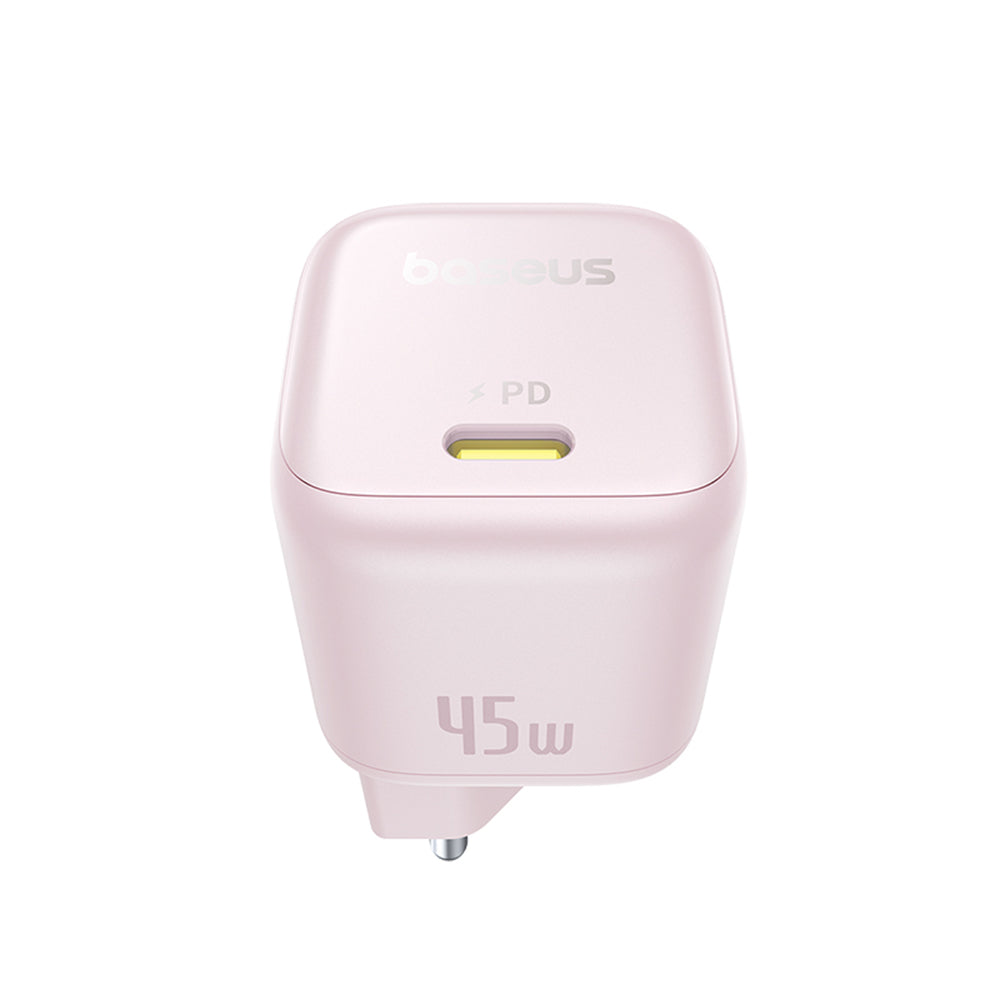 Cargador de Red Baseus PicoGo, 45W, 3A, 1 x USB-C, Rosa P10176800413-00