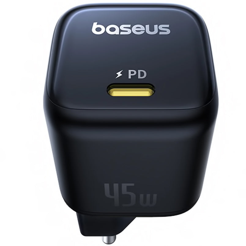 Cargador de Red Baseus PicoGo, 45W, 3A, 1 x USB-C, Negro P10176800123-00