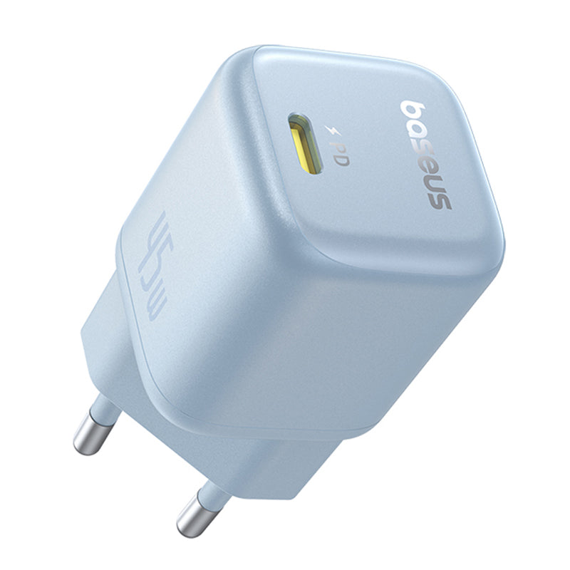 Baseus PicoGo Network Charger, 45W, 3A, 1 x USB-C, Blue P10176800313-00