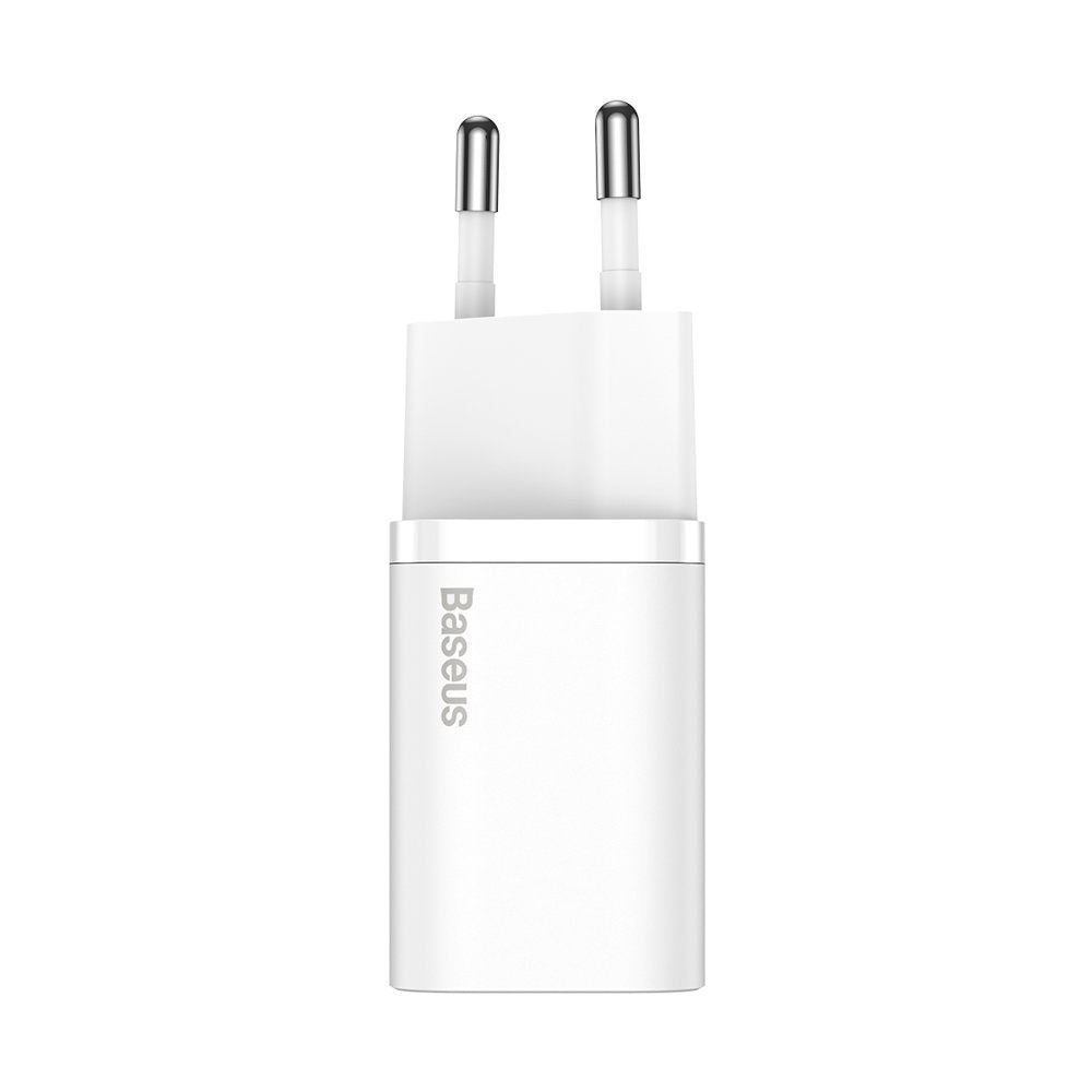 Cargador de red Baseus Super Si 1C, 30W, 3A, 1 x USB-C, Blanco CCSUP-J02