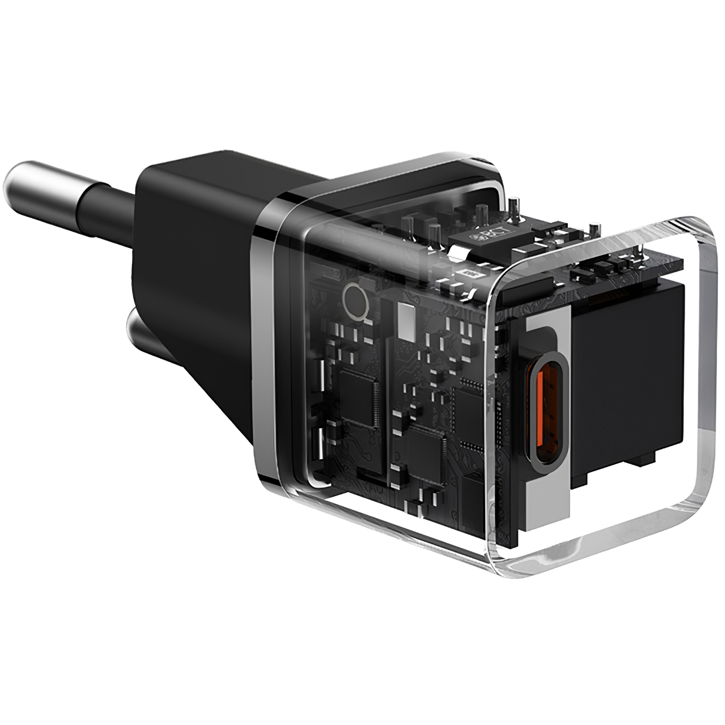 Baseus GaN5 Cable USB-C Cargador de red GaN5, 20W, 3A, 1 x USB-C, Negro P10110900113-00