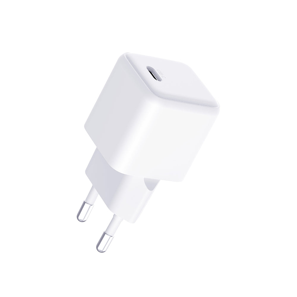 Cargador de Red con Cable USB-C 3MK Hyper, 25W, 3A, 1 x USB-C, Blanco