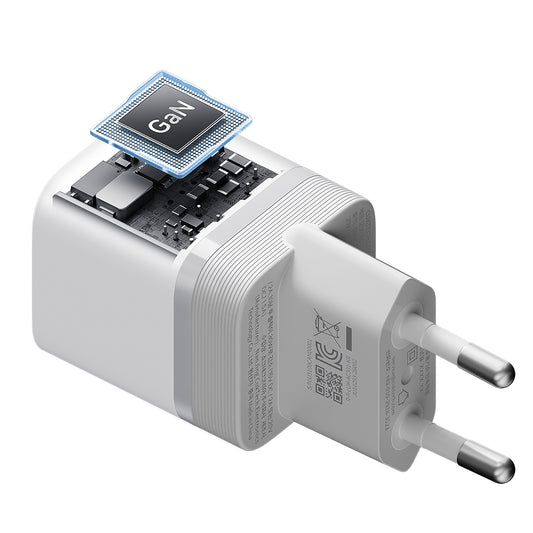Cargador de red Cuktech, 40W, 3A, 1 x USB-C, Blanco CKAC301SEUWH
