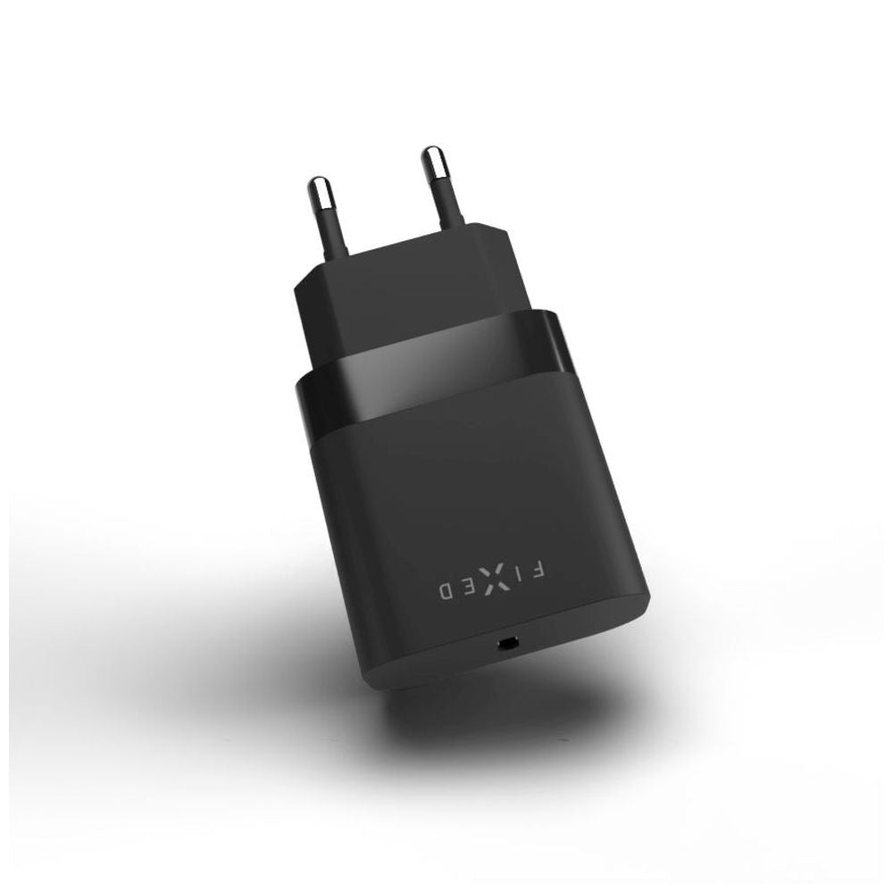 Cargador de Red Fixed, 20W, 3A, 1 x USB-C, Negro