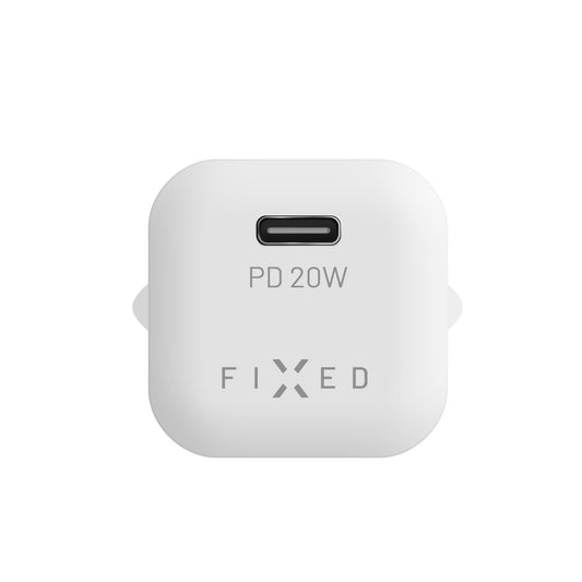 Cargador de Red Fixed Mini, 20W, 3A, 1 x USB-C, Blanco