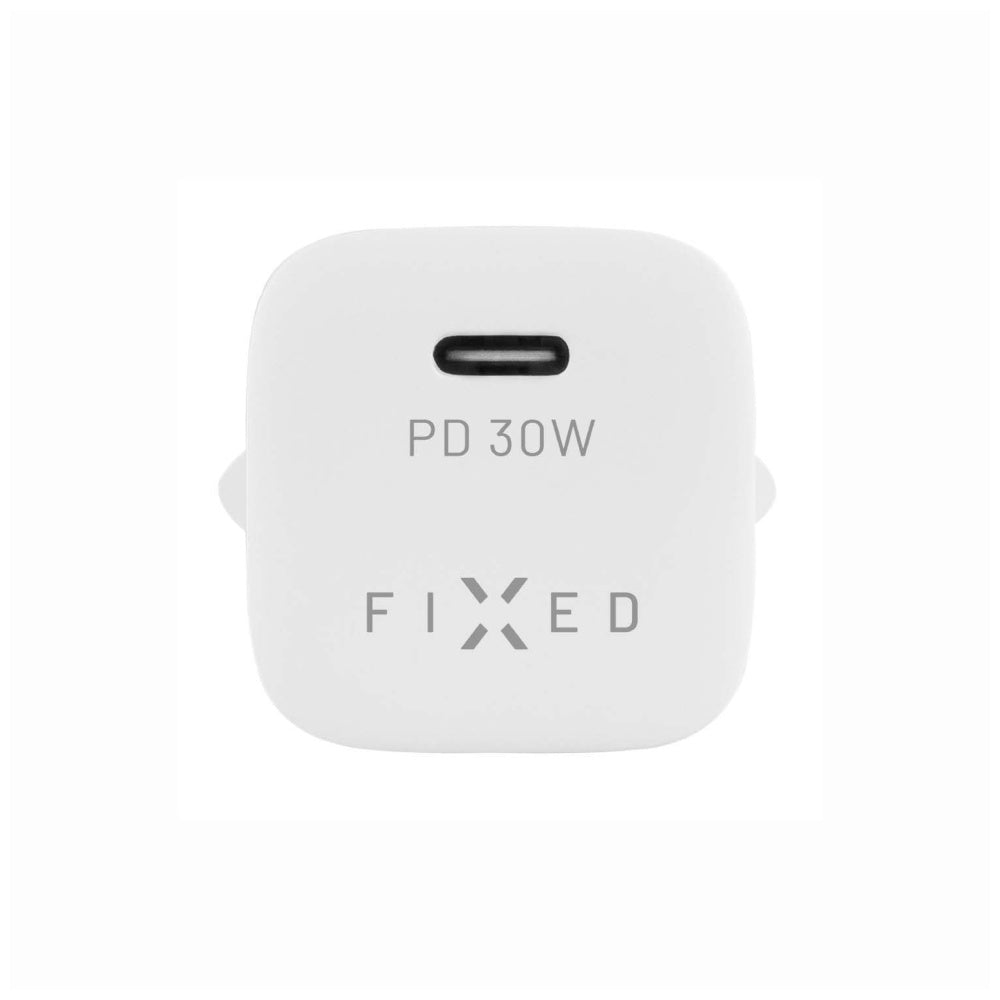 Cargador de Red Fixed Mini, 30W, 3A, 1 x USB-C, Blanco