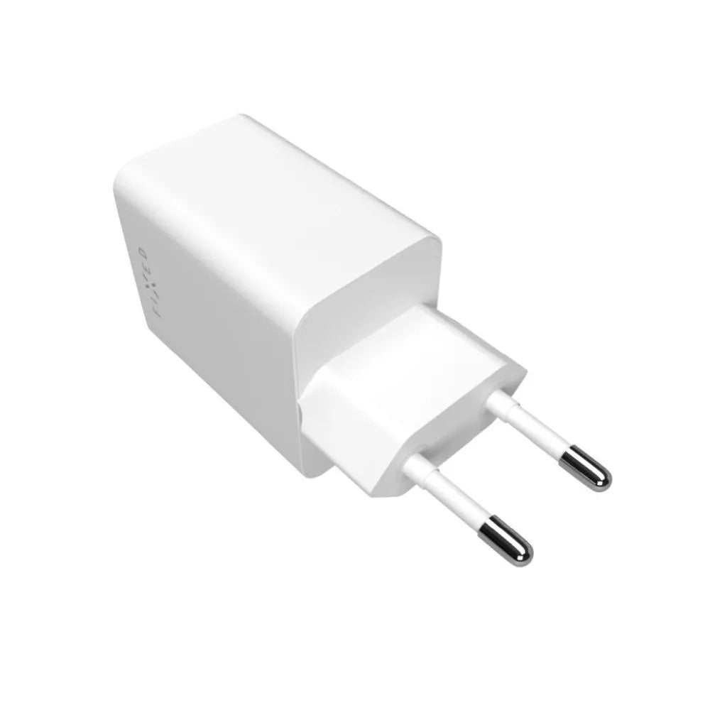 Cargador de Red Fixed Mini, 45W, 3A, 1 x USB-A - 1 x USB-C, Blanco