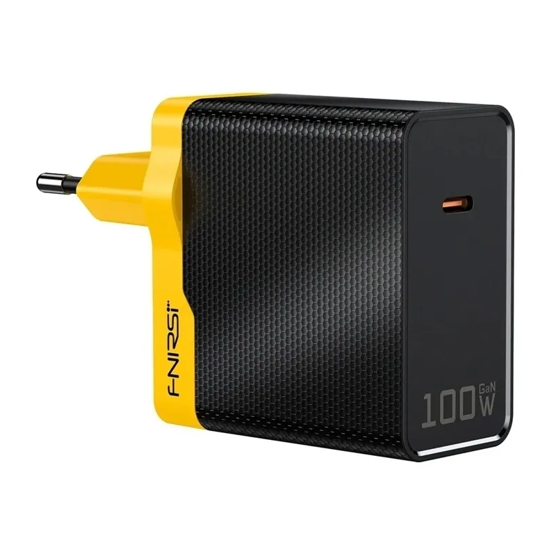 Cargador de red Fnirsi, 100W, 5A, 1 x USB-C, Negro