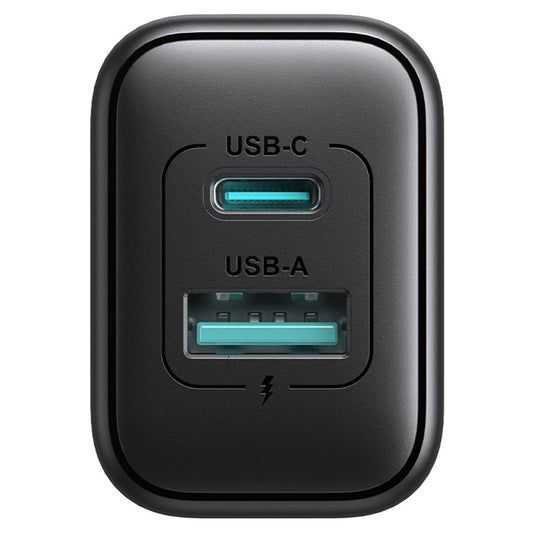 Cargador de Red Joyroom JR-TCF13, 25W, 3A, 1 x USB-A - 1 x USB-C, Negro