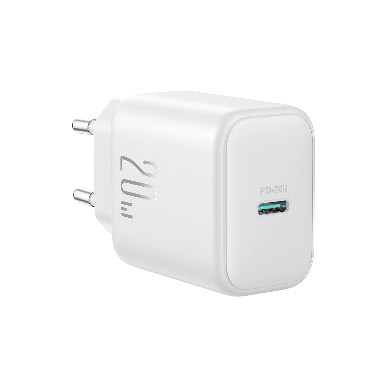 Cargador de Red Joyroom JR-TCF20, 20W, 3A, 1 x USB-C, Blanco