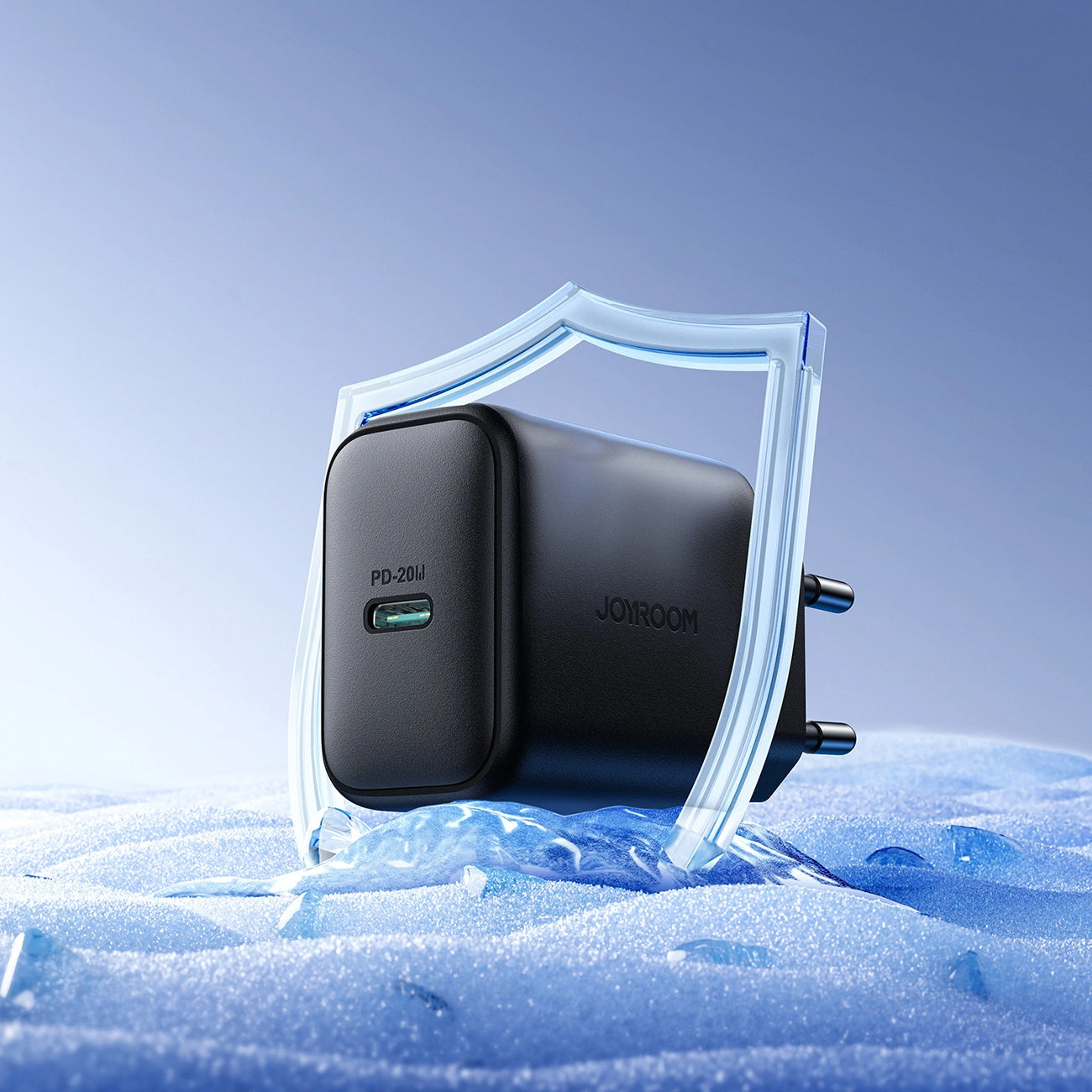 Cargador de Red Joyroom JR-TCF20, 20W, 3A, 1 x USB-C, Negro