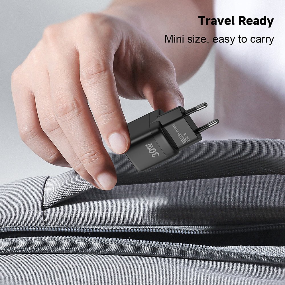 Cargador de Red Lito LC11, 30W, 3A, 1 x USB-C, Negro