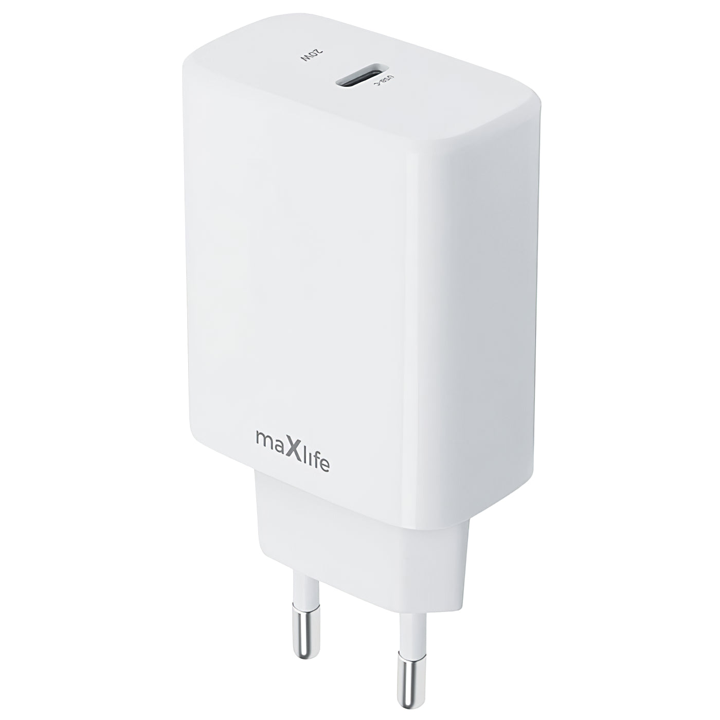 MaXlife MXTC-10-20C, 20W, 3A, 1 x USB-C, Blanco