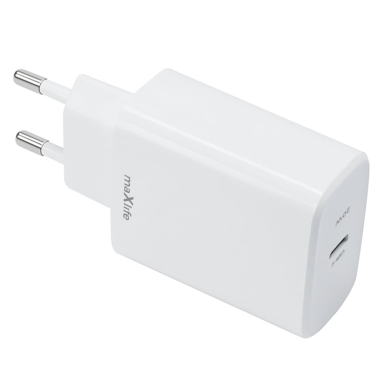 MaXlife MXTC-10-20C, 20W, 3A, 1 x USB-C, Blanco