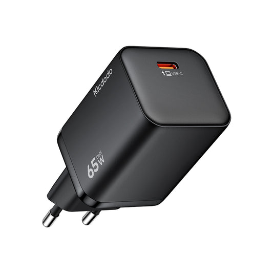 Cargador de red McDodo CH-0850 Ultimate Mini, 65W, 3.25A, 1 x USB-C, Negro