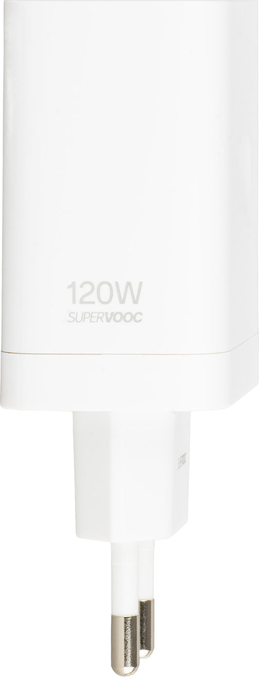 Cargador de Red OnePlus, 120W, 1 x USB-A, Blanco